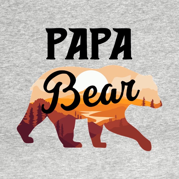 Papa Bear by Super Atomic Tees